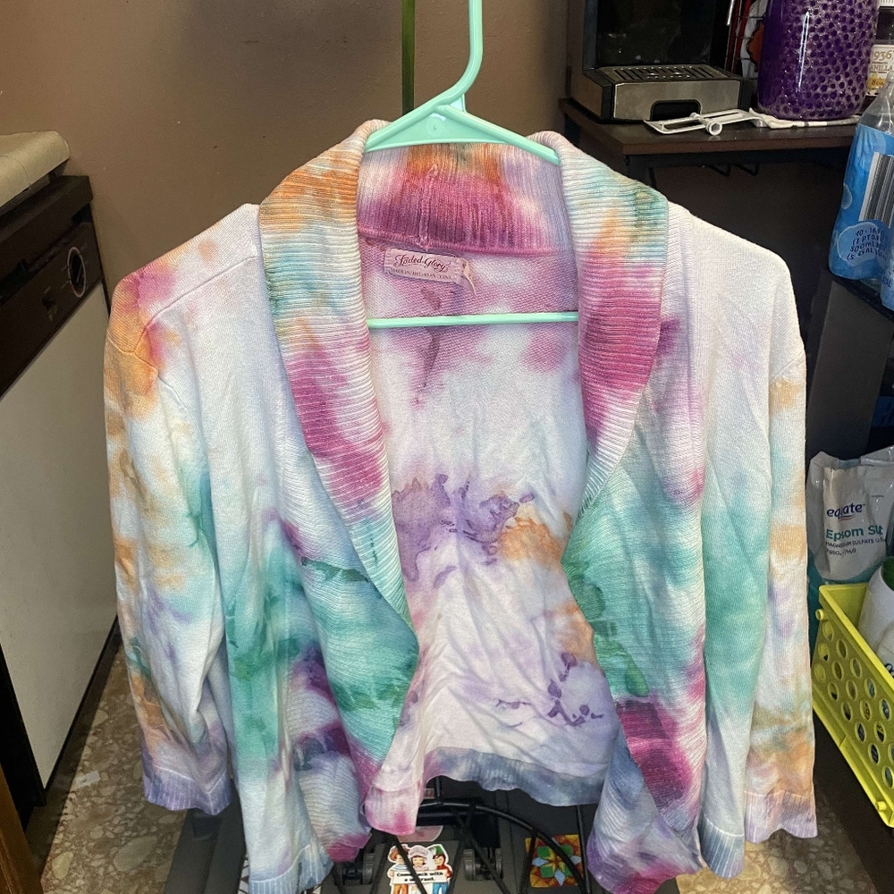 Handmade Tie Dye sweater